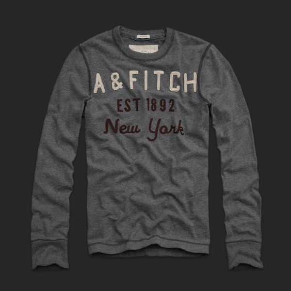 A&F Long Sleeves Clothing Mens T-shirts CT21